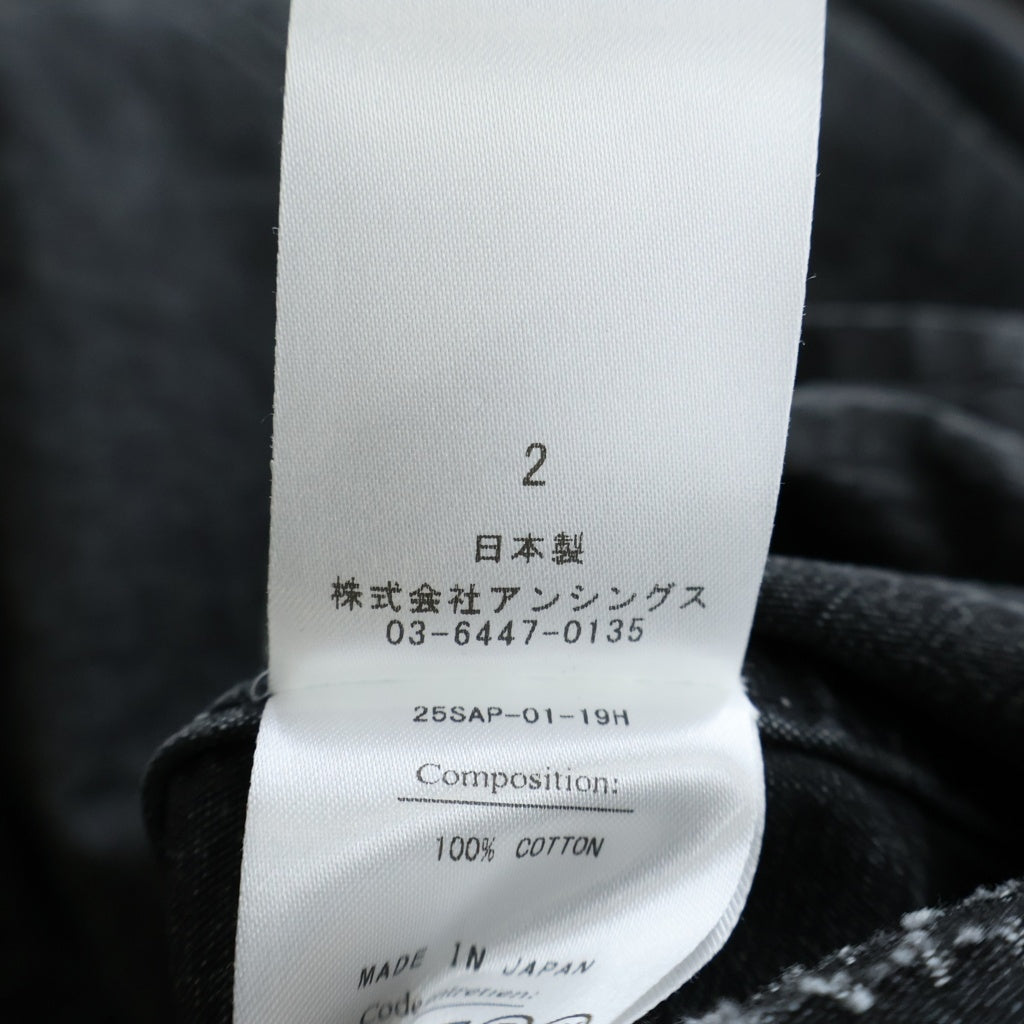 A.PRESSE(アプレッセ) 25SS Vintage Hunting Jacket アプラッセ ヴィンテージ ハンティング ジャケット リバーシブルファスナー ブラック 25SAP-01-19H-BLACK