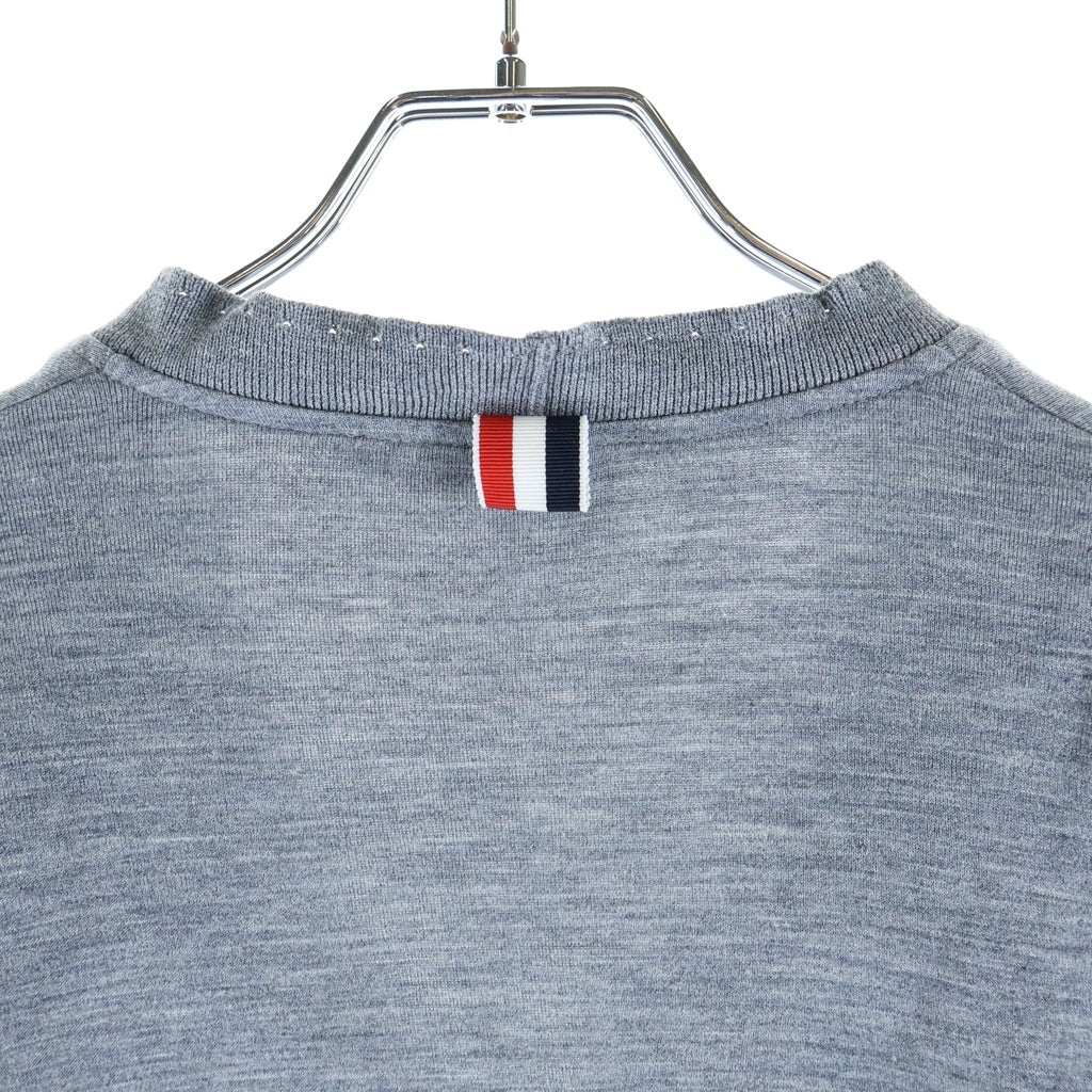 THOM BROWNE(トムブラウン) Vネック カーディガン グレー レディース FJT080A-05596055