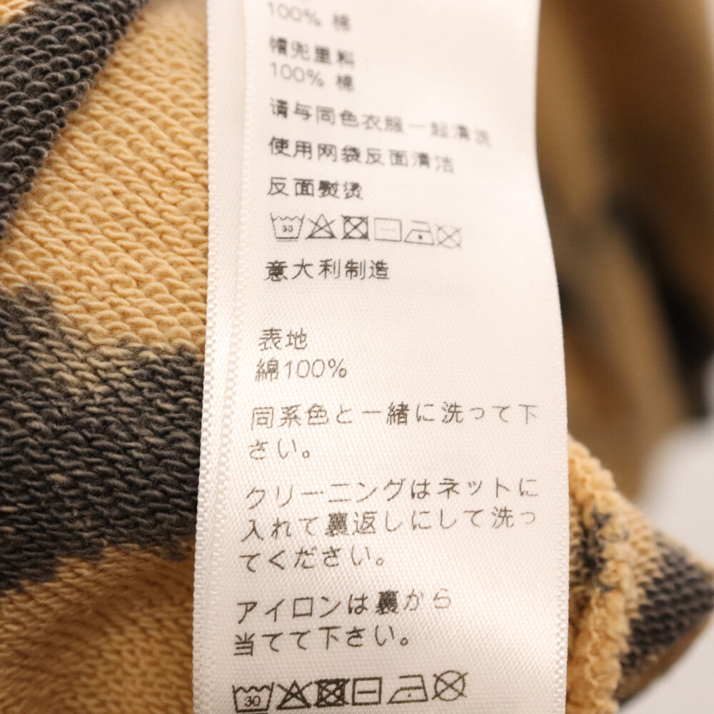 CELINE(セリーヌ) タイダイルーズフーディー 2Y91B333U コットンフリースロゴ プルオーバーパーカー ブラウン