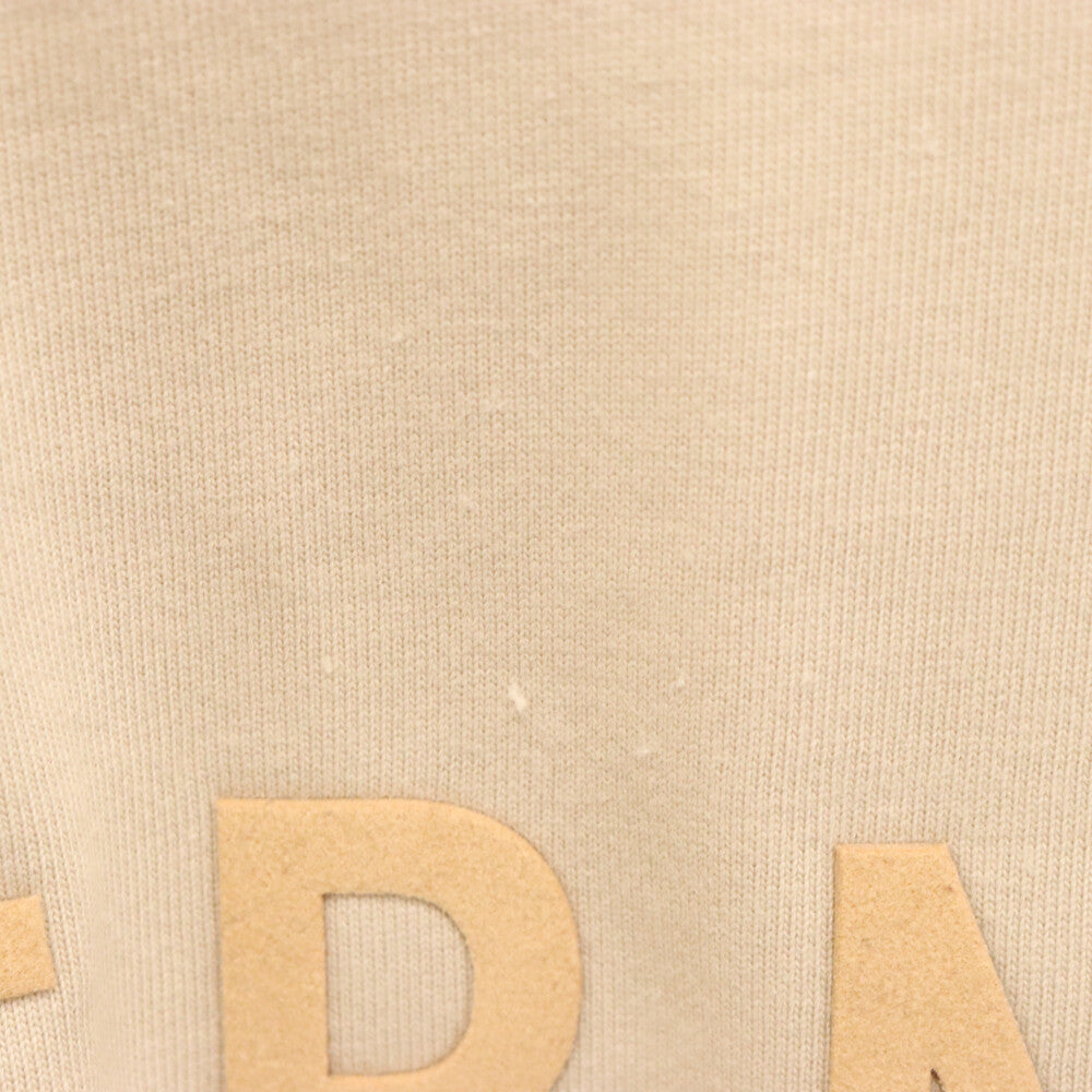 FEAR OF GOD(フィアオブゴッド) ETERNAL COTTON LS T-SHIRT エターナルフェルトロゴ長袖Tシャツ ベージュ