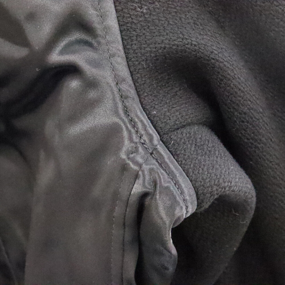 CELINE(セリーヌ) 22AW BOY DOLL TEDDY JACKET 2W750048S バックロゴテディジャケット スタジアムジャケット ブルゾン ブラック