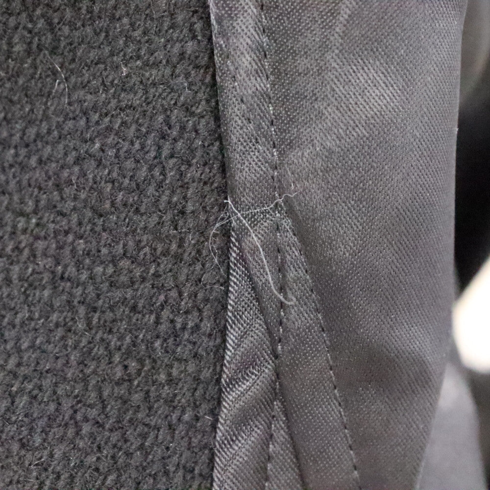 CELINE(セリーヌ) 22AW BOY DOLL TEDDY JACKET 2W750048S バックロゴテディジャケット スタジアムジャケット ブルゾン ブラック