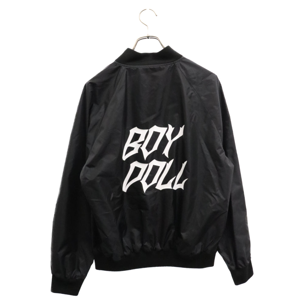 CELINE(セリーヌ) 22AW BOY DOLL NYLON TEDDY JACKET 2W751495M バックロゴプリント ナイロンテディジャケット ブルゾン ブラック