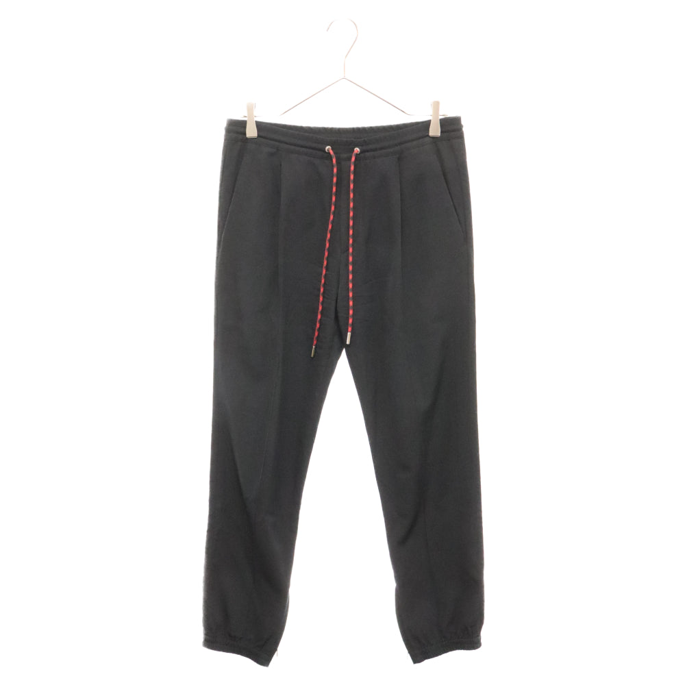 Dior HOMME(ディオールオム) ドローストリング センタースリット裾ジップパンツ 633C165E3576 ブラック