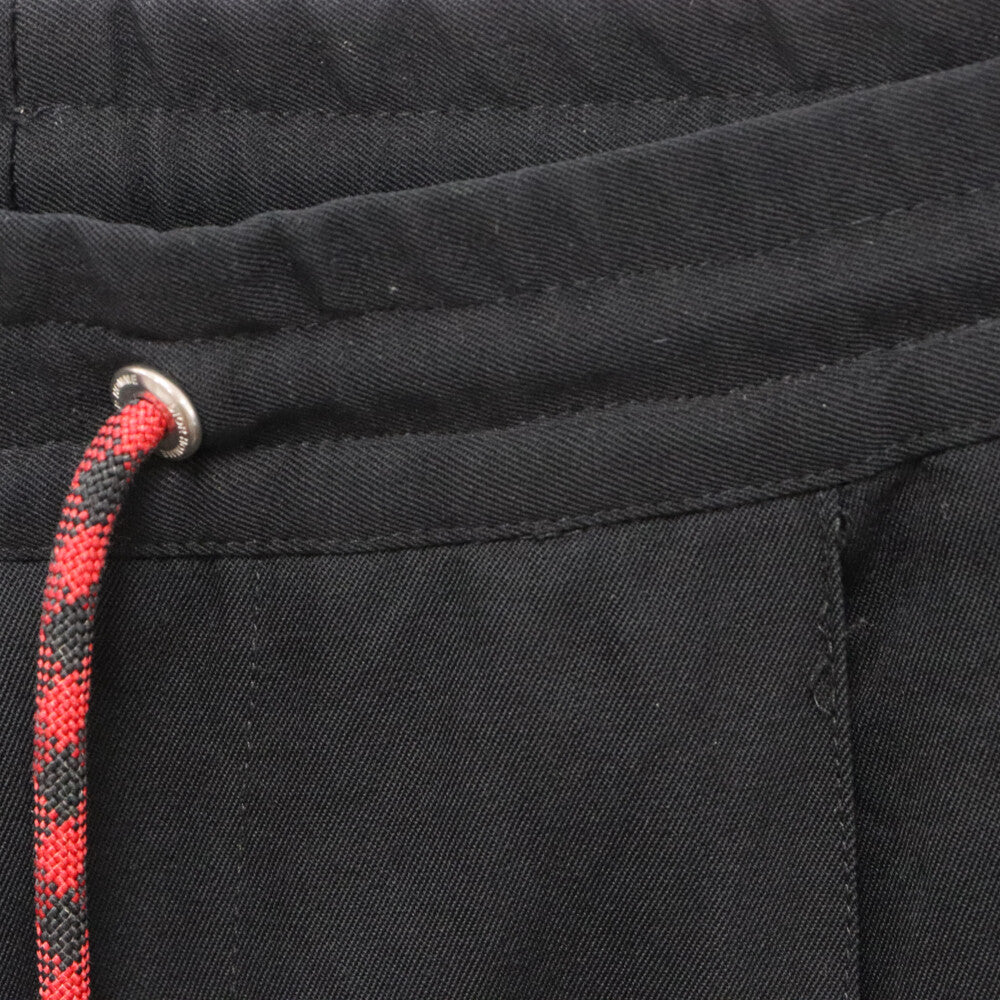 Dior HOMME(ディオールオム) ドローストリング センタースリット裾ジップパンツ 633C165E3576 ブラック