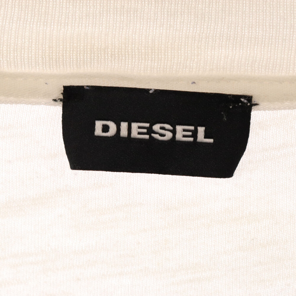 DIESEL(ディーゼル) Vネック半袖Tシャツ HK001935 ホワイト