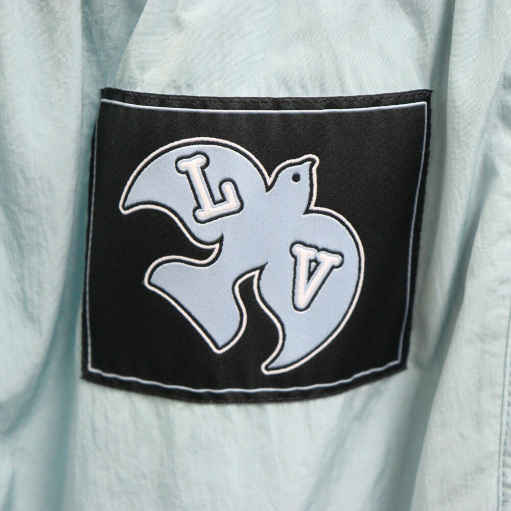 LOUIS VUITTON(ルイヴィトン) 23SS ミックスドマテリアル トラックパンツ RM2319 RK9 HOP02W ナイロンパンツ ライトブルー