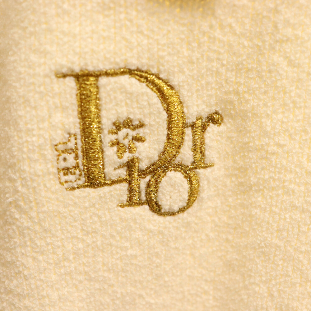 DIOR(ディオール) 23SS ラビットパッチ ロゴ刺繍入り パイル地クルーネックセーター クリーム 313M657AT498
