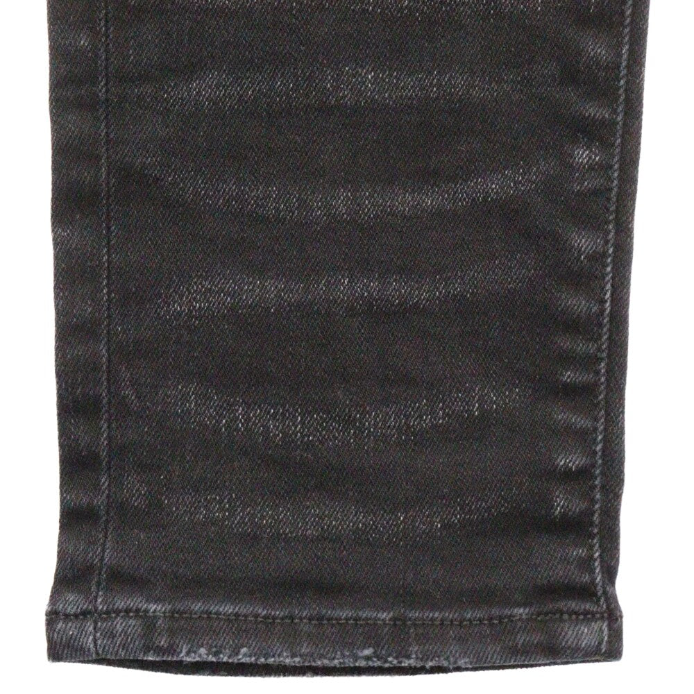 AMIRI(アミリ) 22AW MX1 Bandana Skinny Fit Jeans バンダナパッチ クラッシュ加工 スキニーデニムパンツ ジーンズ ブラック