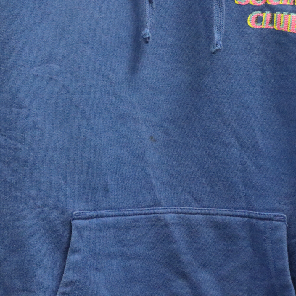 ANTI SOCIAL SOCIAL CLUB(アンチソーシャルソーシャルクラブ) 20AW Stir Crazy Hoodie マルチカラーロゴプリント プルオーバーパーカー フーディ ブルー