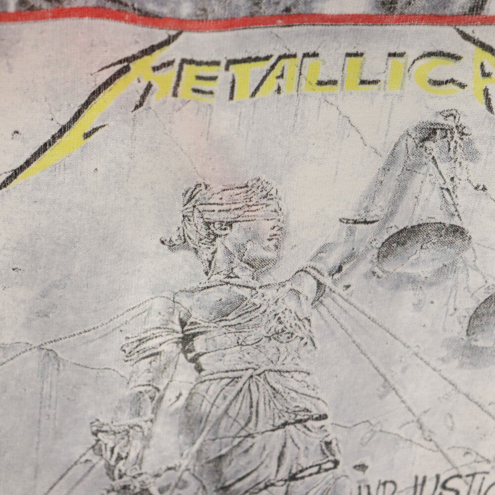 VINTAGE(ヴィンテージ) 90s METALLICA 1988 AND JUSTICE FOR ALL ヴィンテージ メタリカ 半袖Tシャツ ホワイト