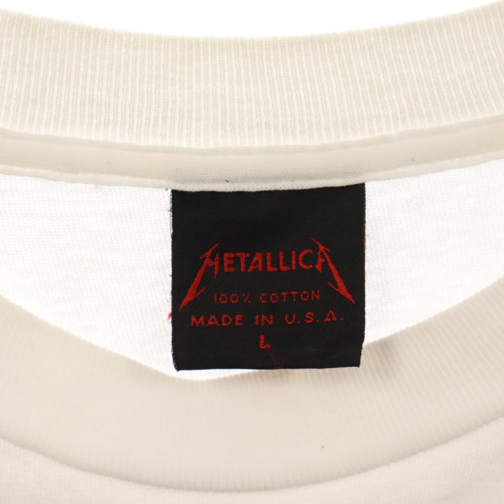 VINTAGE(ヴィンテージ) 90s METALLICA 1988 AND JUSTICE FOR ALL ヴィンテージ メタリカ 半袖Tシャツ ホワイト