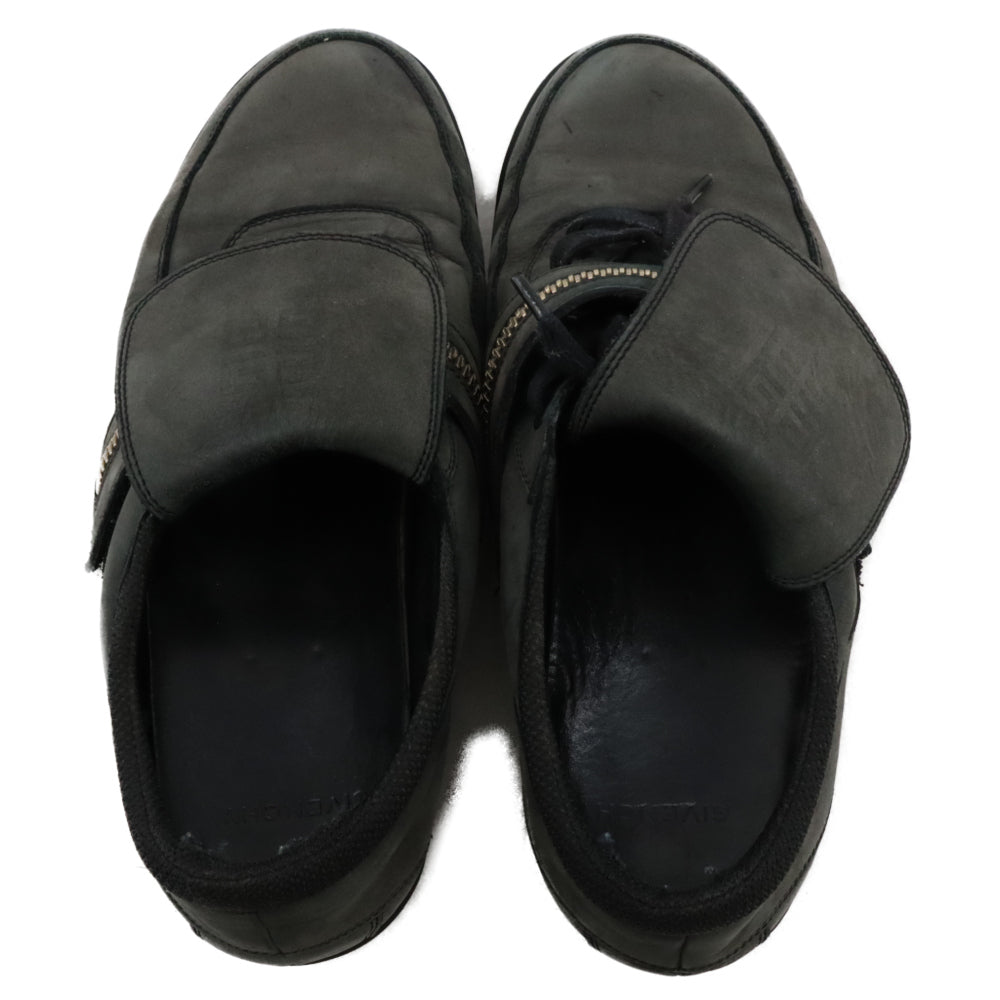 GIVENCHY(ジバンシィ) ジップベルト付きレザーローカットスニーカー グレー G 2921
