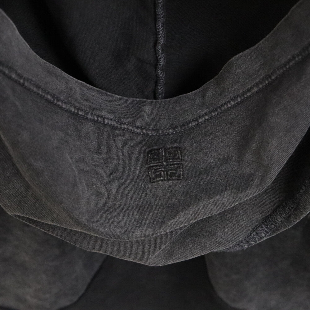 GIVENCHY(ジバンシィ) 22AW Overlapped Embroidered Tee BM71FC3Y8T オーバーラップエフェクト刺繍レイヤード長袖Tシャツ カットソー ブラック