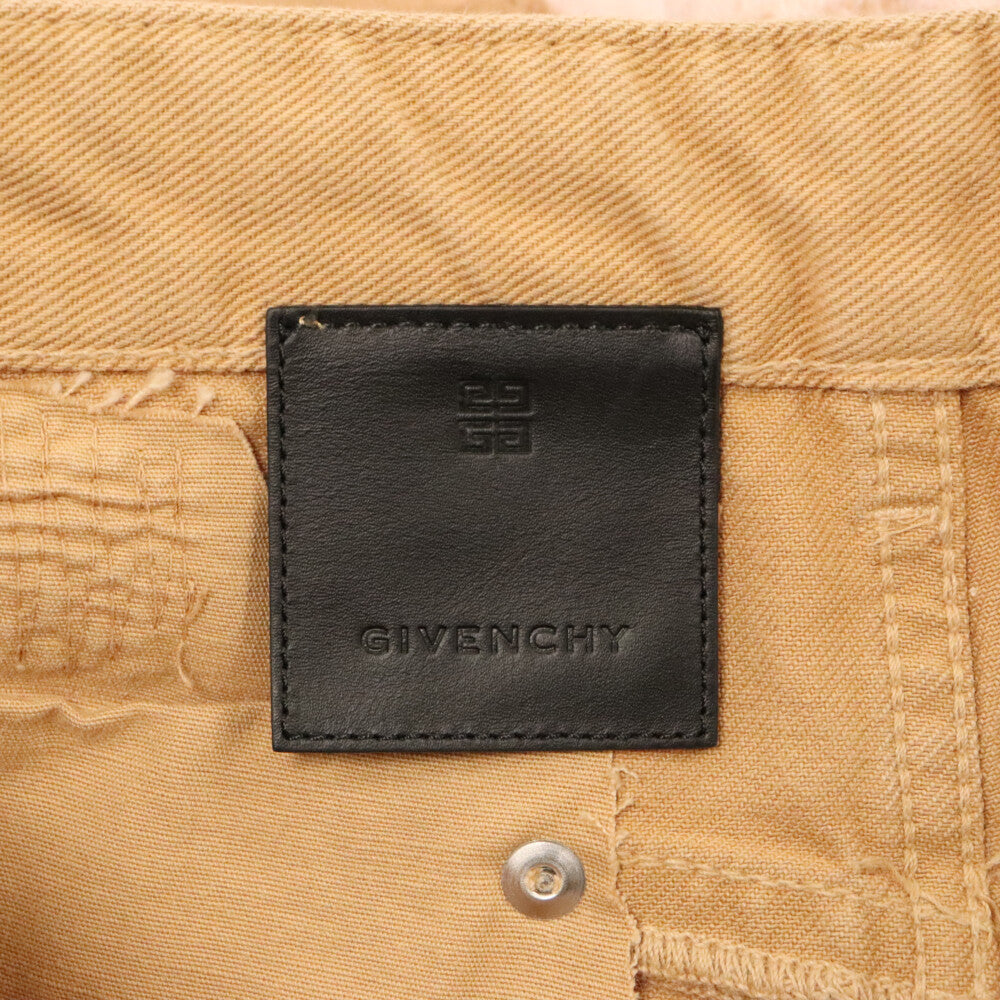GIVENCHY(ジバンシィ) Distressed Denim Shorts BM512S5Y32 ダメージ タイダイ デニムショーツ ハーフパンツ ジーンズ マルチ
