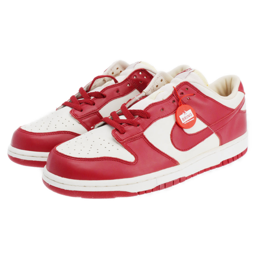 NIKE(ナイキ) 2004年製 DUNK LOW VERSITY RED ダンクロー バーシティレッド ローカットスニーカー ホワイト/レッド 309431-161 US11/29cm