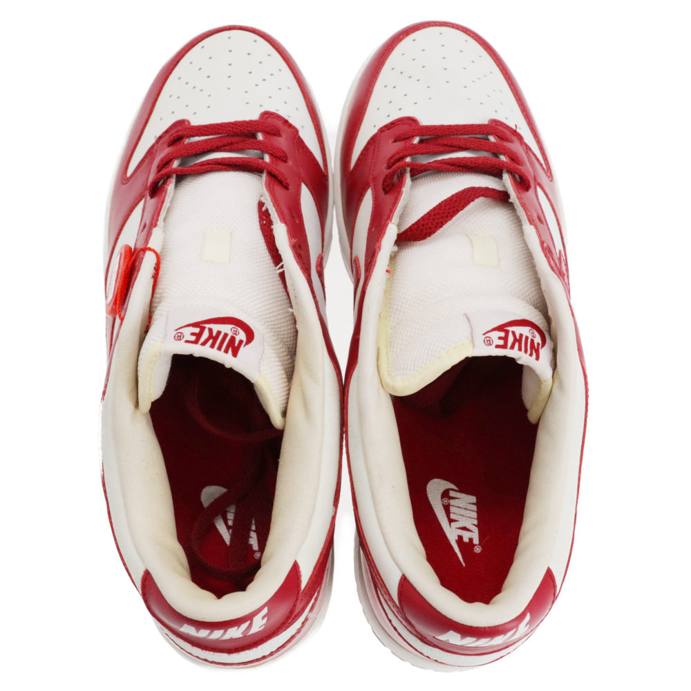 NIKE(ナイキ) 2004年製 DUNK LOW VERSITY RED ダンクロー バーシティレッド ローカットスニーカー ホワイト/レッド 309431-161 US11/29cm
