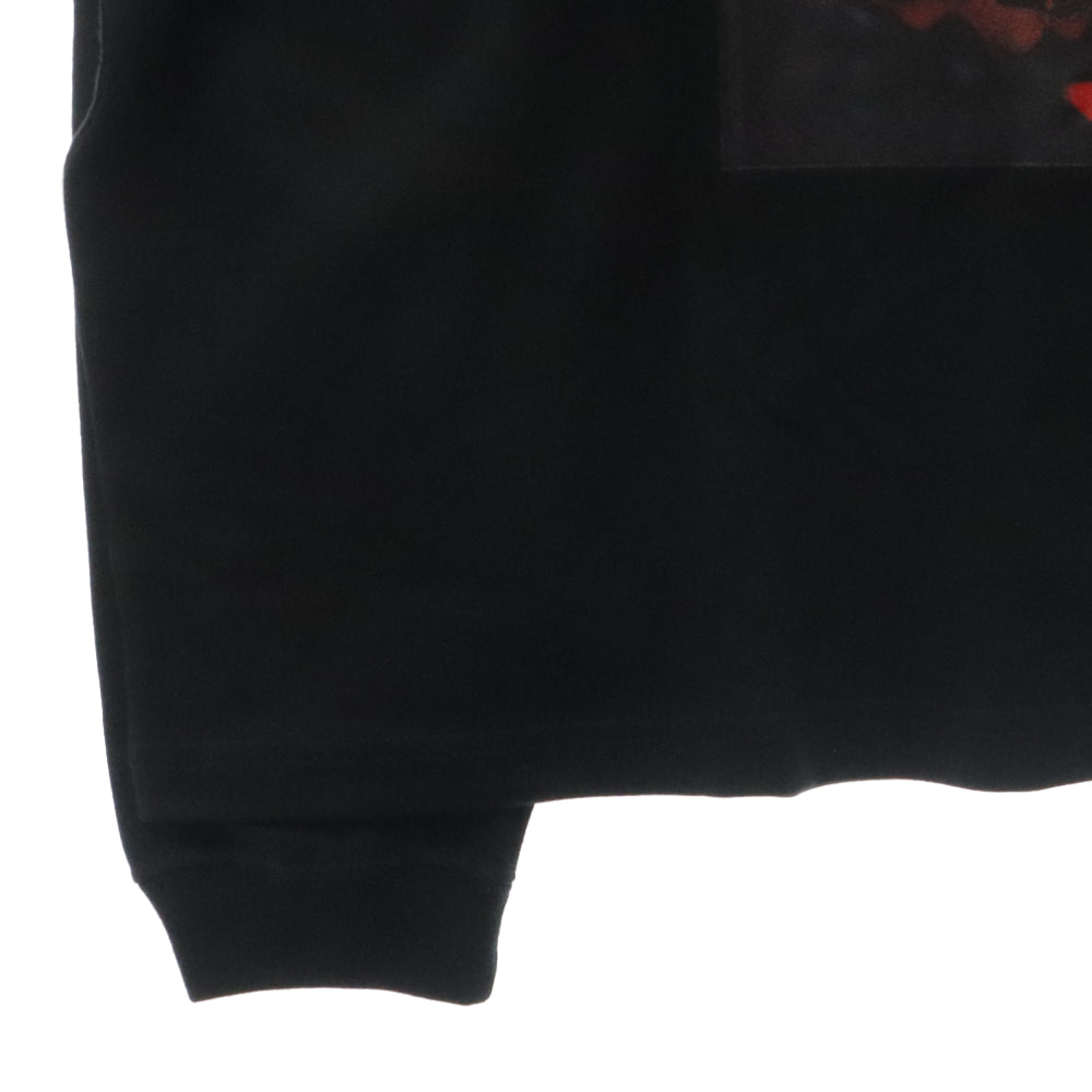 A.D.D.I.C.T(アディクト) ハロウィンデザイン パンプキン 長袖Tシャツ ブラック