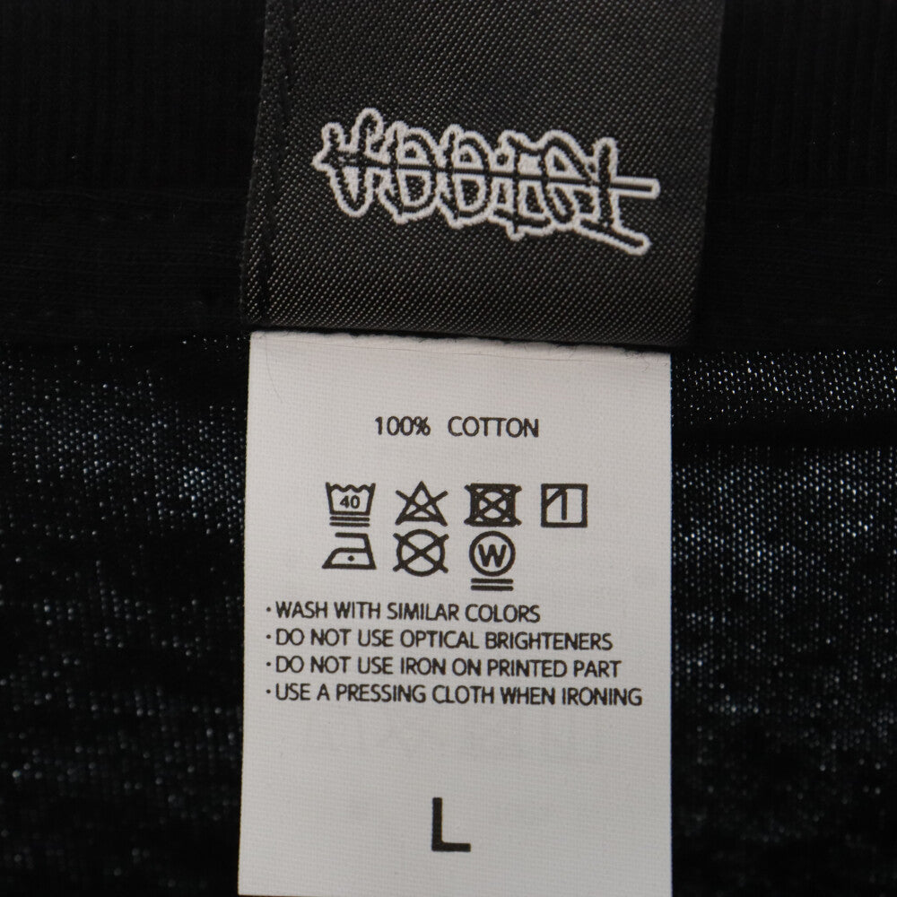 A.D.D.I.C.T(アディクト) ハロウィンデザイン パンプキン 長袖Tシャツ ブラック