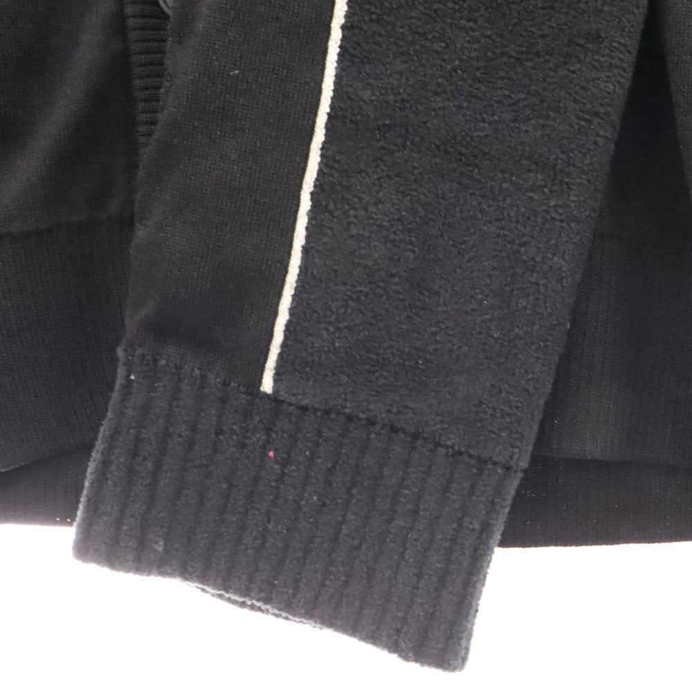 Y-3(ワイスリー) GFX KNIT CARDIGAN IQ2138 ロゴインターシャジャガード編み オーバーサイズニットカーディガン ブラック