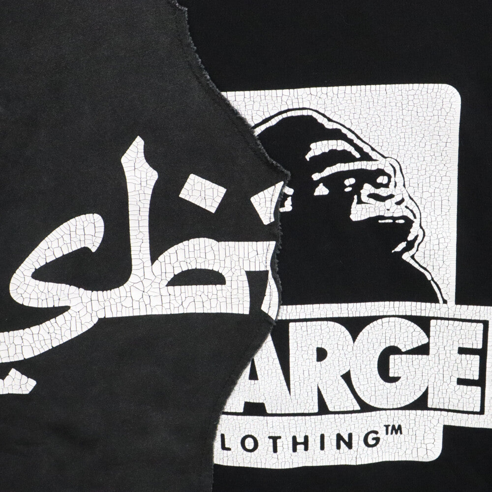 X-LARGE(エクストララージ) 24SS ×サボタージュジャパンリミテッドエディション MASHED-UP S/S TEE マッシュアップショート 半袖Tシャツ SBTGXL-001-JP-BLK