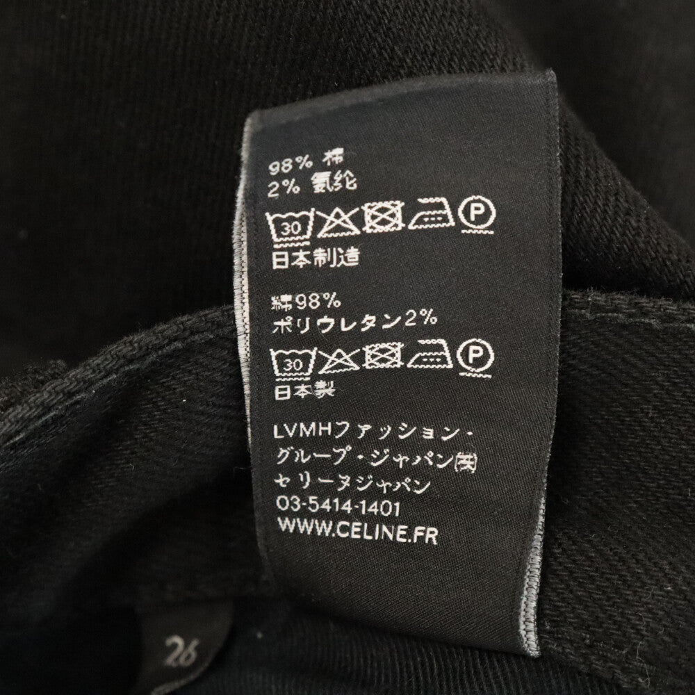 CELINE(セリーヌ) M_SK_003 N020 786D 38NF ストレッチスキニーデニムパンツ ジーンズ ブラック