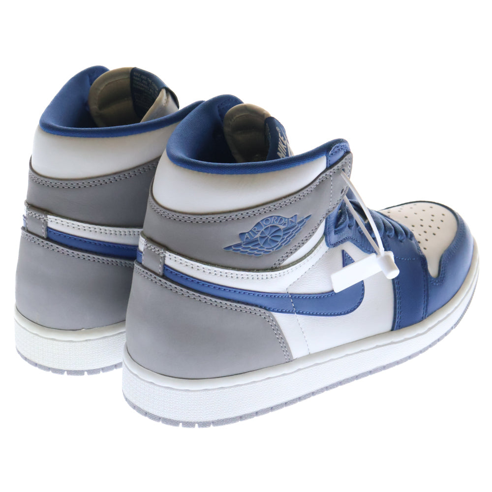 NIKE(ナイキ) AIR JORDAN 1 RETRO HIGH OG TRUE BLUE エア ジョーダン レトロ ハイ トゥルーブルー ハイカットスニーカー ブルー/グレー DZ5485-410 US9.5/27.5cm