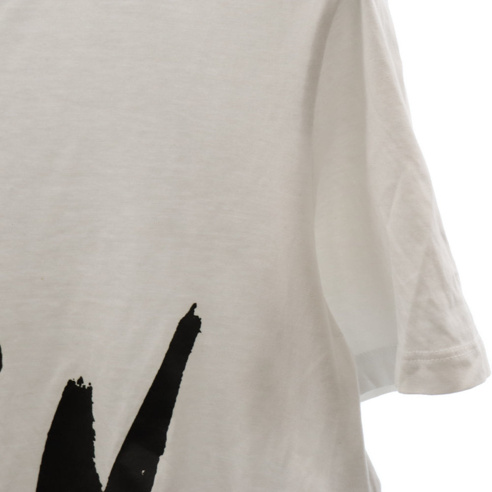 MSGM(エムエスジーエム) ペイントプリントロゴ半袖Tシャツ ホワイト 2841MDM74