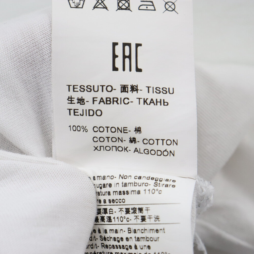 MSGM(エムエスジーエム) ペイントプリントロゴ半袖Tシャツ ホワイト 2841MDM74