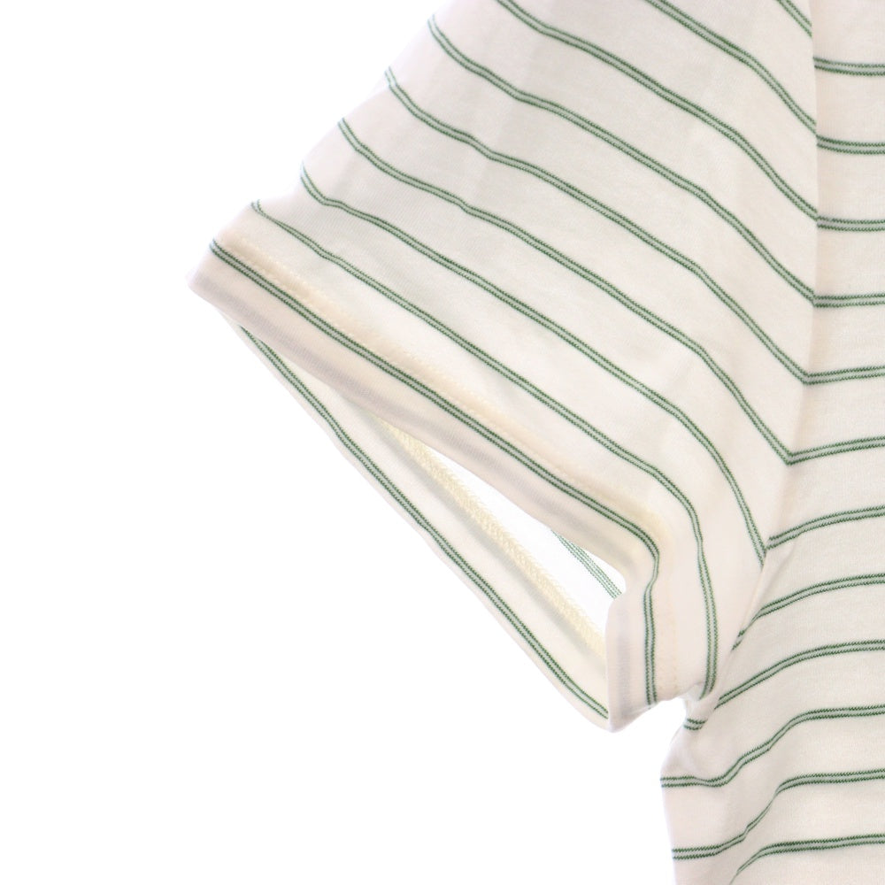 CELINE(セリーヌ) 20SS フロックドボーダーTシャツ 2X309805I 半袖 カットソー オフホワイト/グリーン