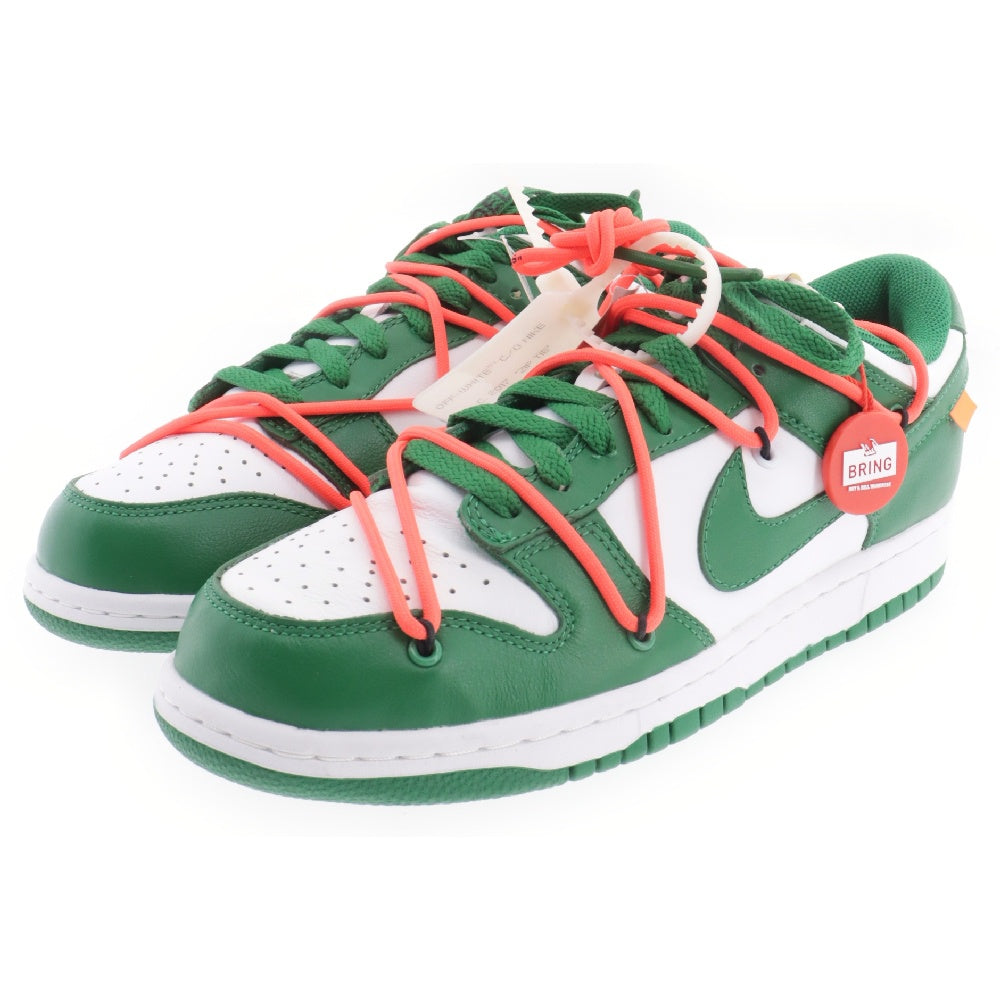 NIKE(ナイキ) ×OFF-WHITE DUNK LOW CT0856‐100 オフホワイト ダンク ローカットスニーカー US8/26cm グリーン/ホワイト