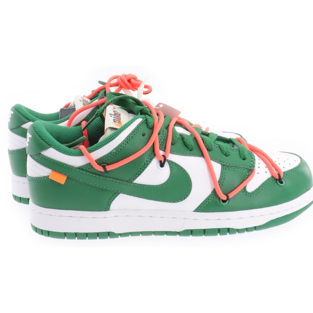NIKE(ナイキ) ×OFF-WHITE DUNK LOW CT0856‐100 オフホワイト ダンク ローカットスニーカー US8/26cm グリーン/ホワイト