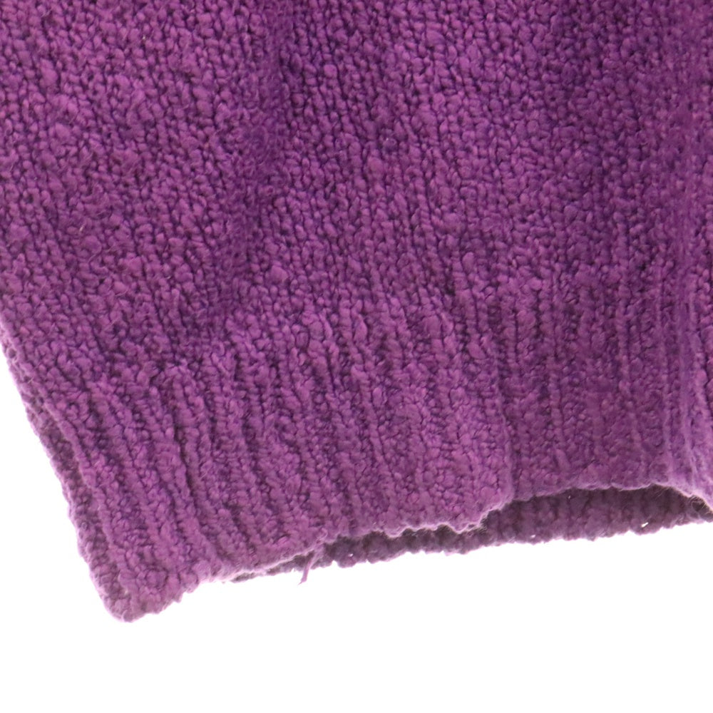 SUPREME(シュプリーム) 24SS Boucle Small Box Sweater ブークレ スモールボックスロゴ ニットセーター パープル