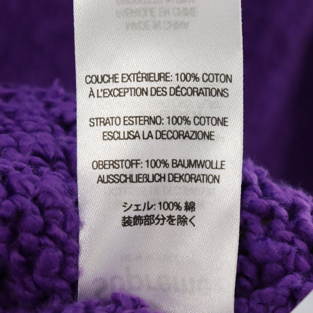 SUPREME(シュプリーム) 24SS Boucle Small Box Sweater ブークレ スモールボックスロゴ ニットセーター パープル