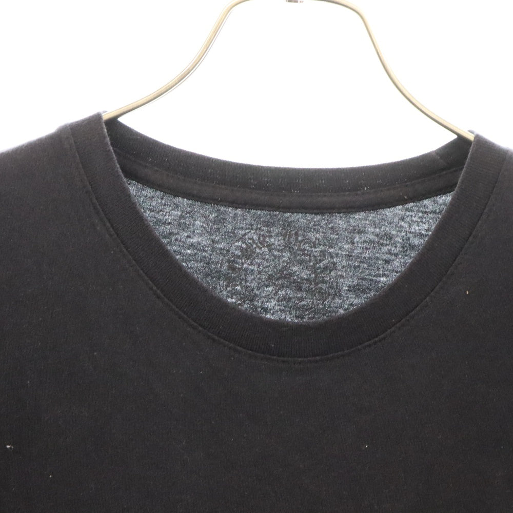 CHROME HEARTS(クロムハーツ) CH T-SHRT 1 バック英字プリント 半袖ポケットTシャツ ブラック/イエロー