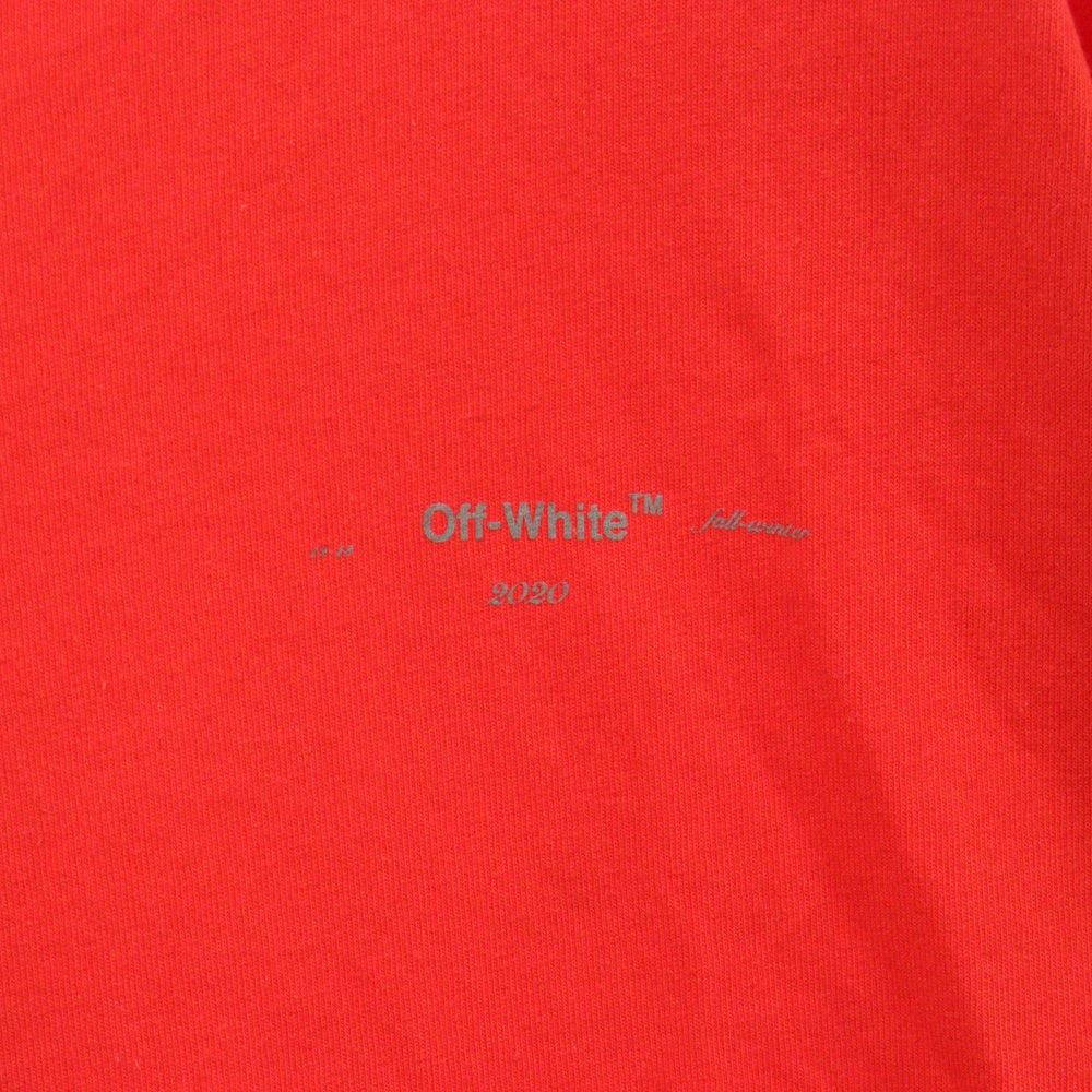 OFF-WHITE(オフホワイト) 19SS Unfinished OVER T-SHIRT アンフィニッシュド 半袖 Tシャツ カットソーOMAA038E19185003 レッド