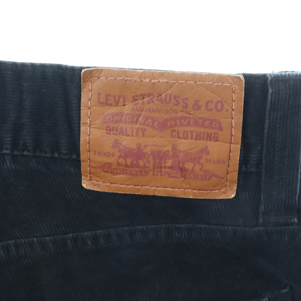 Levi's(リーバイス) LOW LOOSE 549 コーデュロイストレートパンツ ブラック WPL‐423