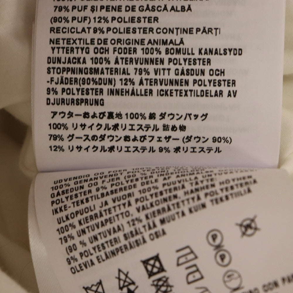 PRADA(プラダ) 23AW SGC376 クロップドコットンダウンブルゾン ホワイト