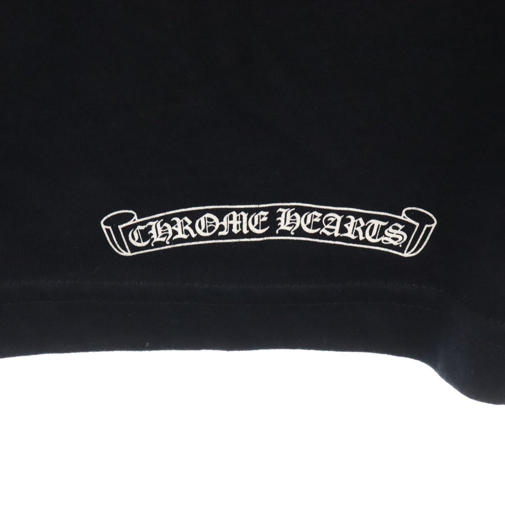 CHROME HEARTS(クロムハーツ) ×THE HEROES PROJECT HORSESHOE POCKET TEE ザヒーローズプロジェクト ホースシューポケット 半袖Tシャツ ブラック