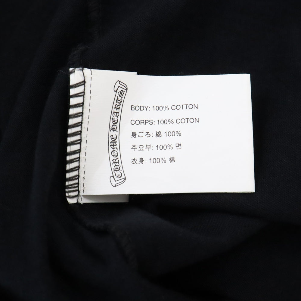 CHROME HEARTS(クロムハーツ) ×THE HEROES PROJECT HORSESHOE POCKET TEE ザヒーローズプロジェクト ホースシューポケット 半袖Tシャツ ブラック