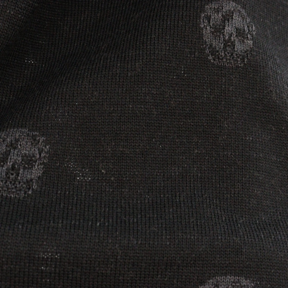 Alexander McQueen(アレキサンダーマックイーン) Embroidered Wool Sweater エンブロイ 総柄クルーネックニットセーター ブラック 603247