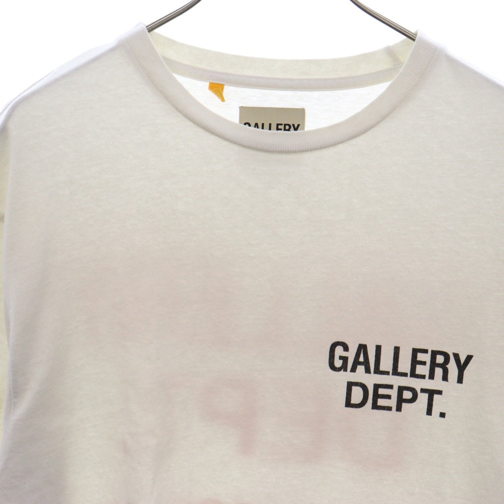 GALLERY DEPT.(ギャラリーデプト) Souvenir Tee スーベニア バックロゴプリント クルーネック半袖Tシャツ カットソー ホワイト