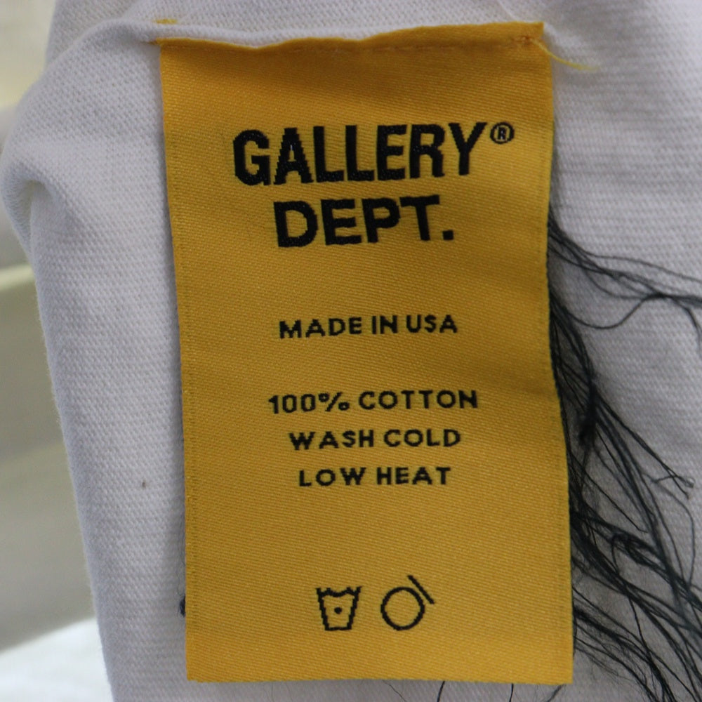 GALLERY DEPT.(ギャラリーデプト) Souvenir Tee スーベニア バックロゴプリント クルーネック半袖Tシャツ カットソー ホワイト