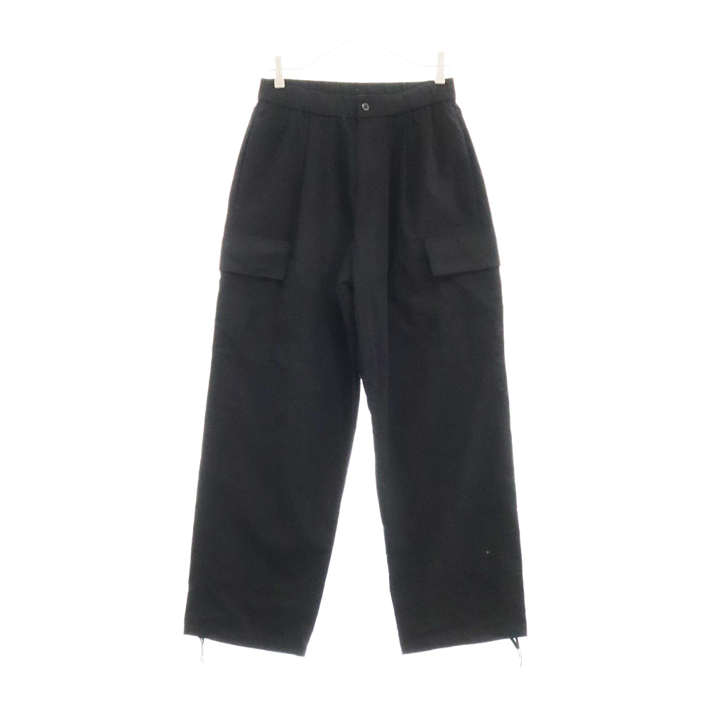 ATON(エイトン) ストレッチナイロンパラシュートロングパンツ ブラック 7093776