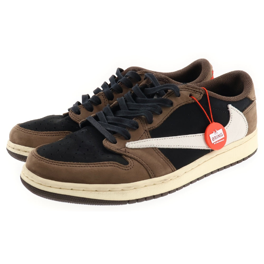 NIKE(ナイキ) ×TRAVIS SCOTT AIR JORDAN 1 LOW OG SP-T CQ4277-001 トラビススコット エアジョーダン1 ローカットスニーカー ブラウン US9.5/27.5cm