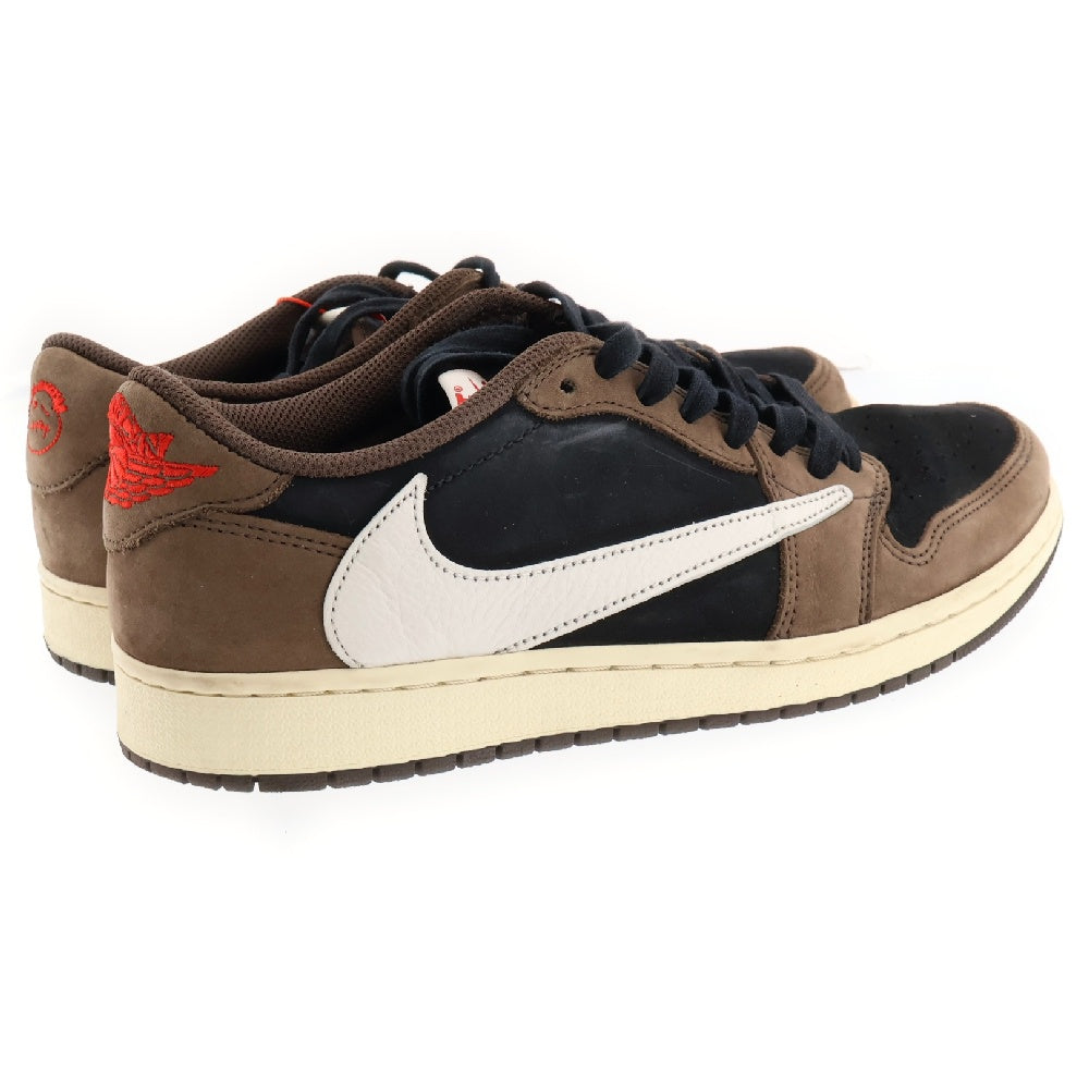NIKE(ナイキ) ×TRAVIS SCOTT AIR JORDAN 1 LOW OG SP-T CQ4277-001 トラビススコット エアジョーダン1 ローカットスニーカー ブラウン US9.5/27.5cm