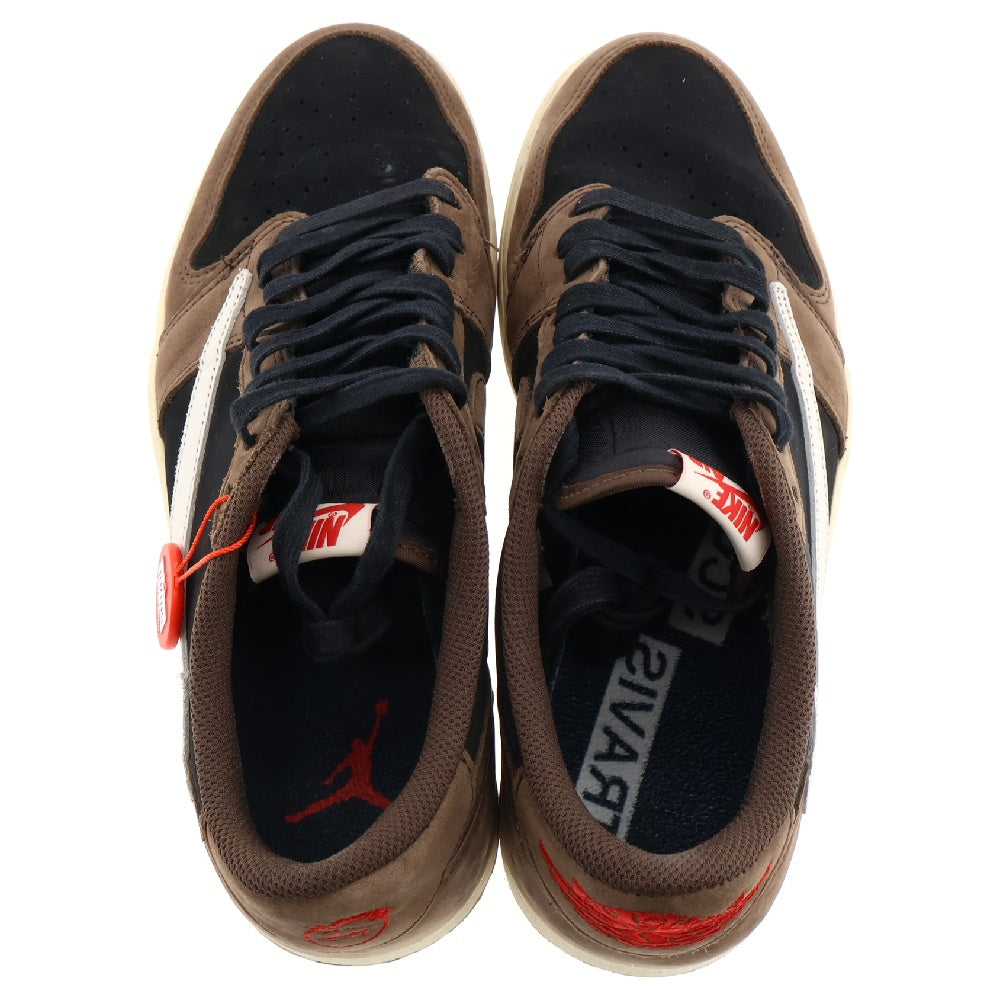 NIKE(ナイキ) ×TRAVIS SCOTT AIR JORDAN 1 LOW OG SP-T CQ4277-001 トラビススコット エアジョーダン1 ローカットスニーカー ブラウン US9.5/27.5cm