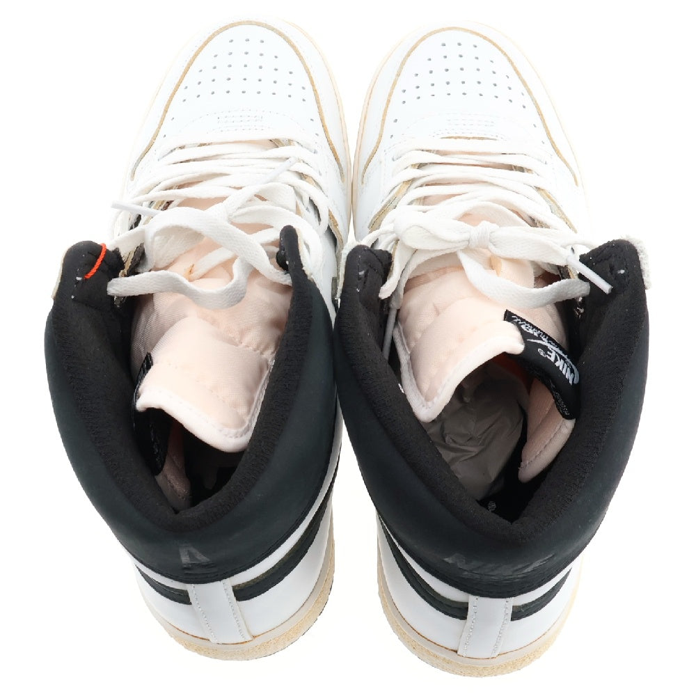 NIKE(ナイキ) ×A Ma Manire Air Ship SP Summit White/Black DX4976-100×アママニエール エアシップ SP ハイカットスニーカー サミット ホワイト/ブラック US9/27cm