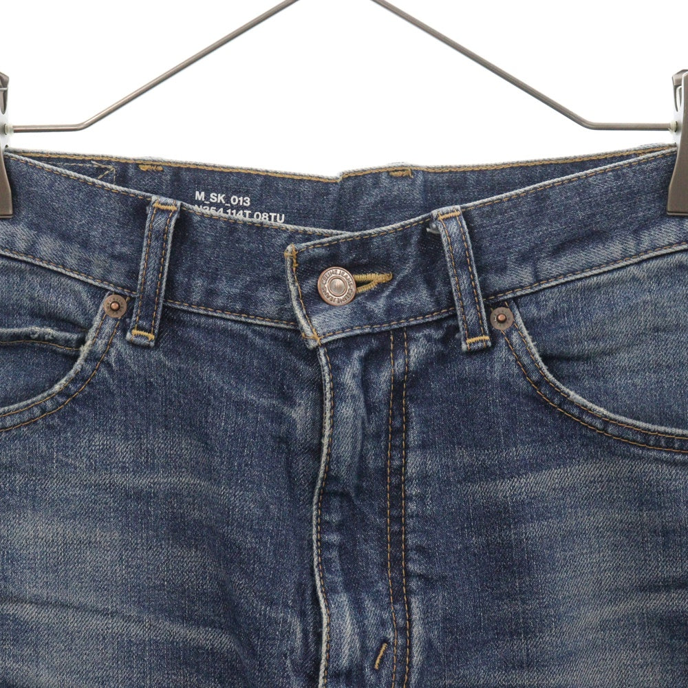 CELINE(セリーヌ) SKINNY JEANS IN VINTAGE UNION WASH DENIM ウォッシュド加工デニムパンツ 2N354114T インディゴ