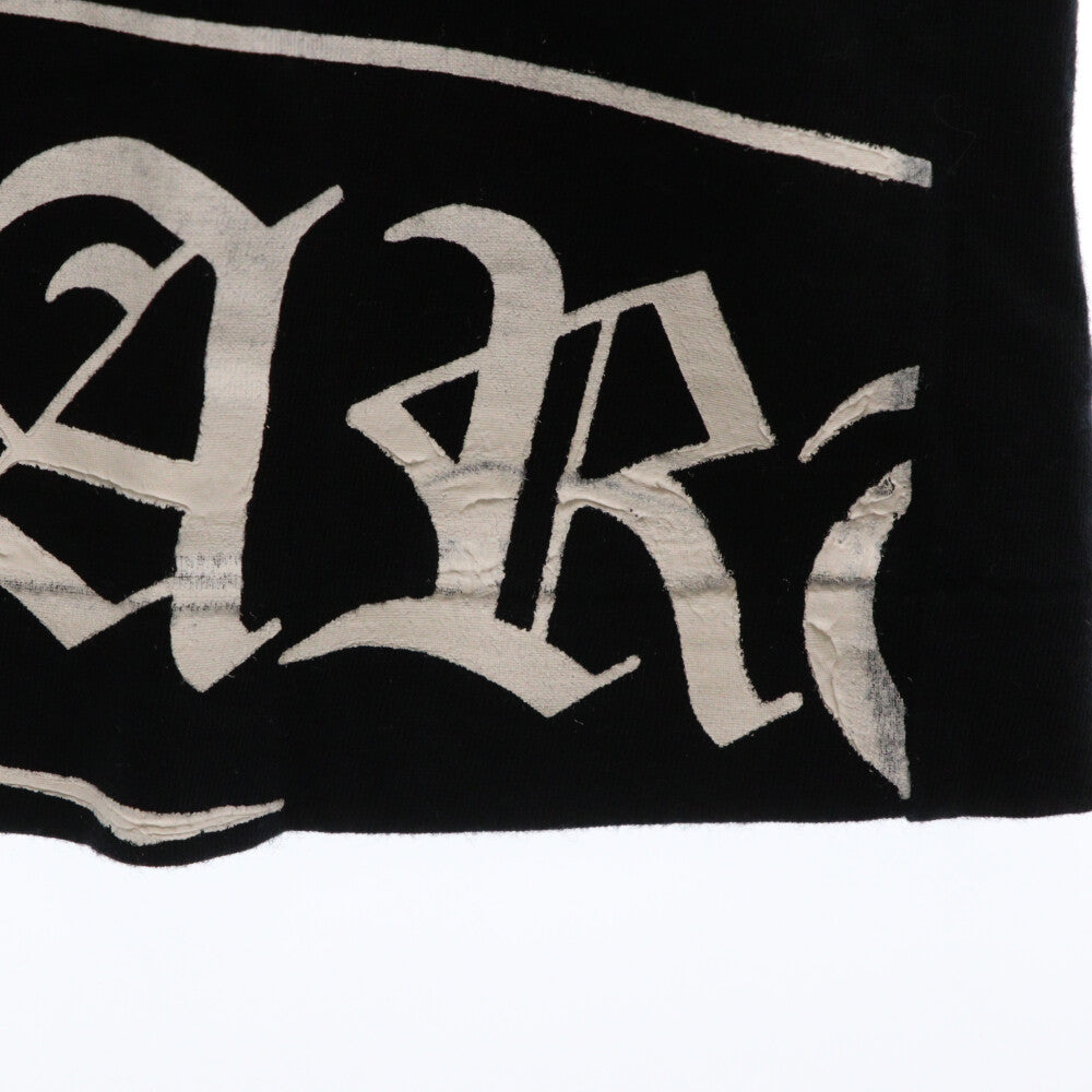 CHROME HEARTS(クロムハーツ) ×COMME des GARCONS OT-T027 コムデギャルソン ロゴ総柄クルーネック半袖Tシャツ カットソー ブラック